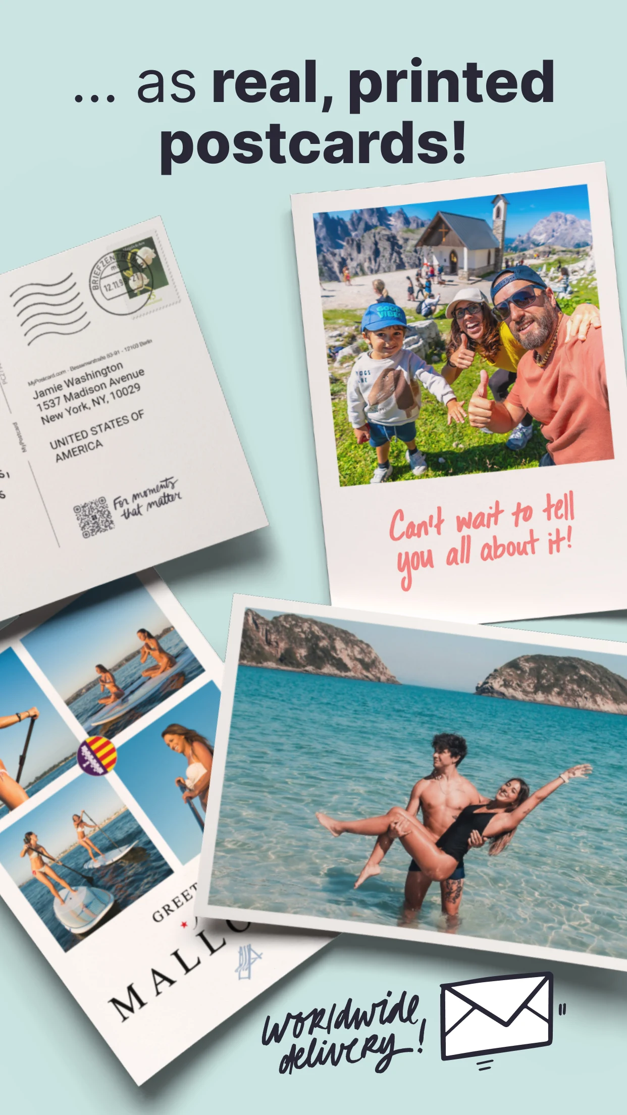 MyPostcard Postcard App screenshot