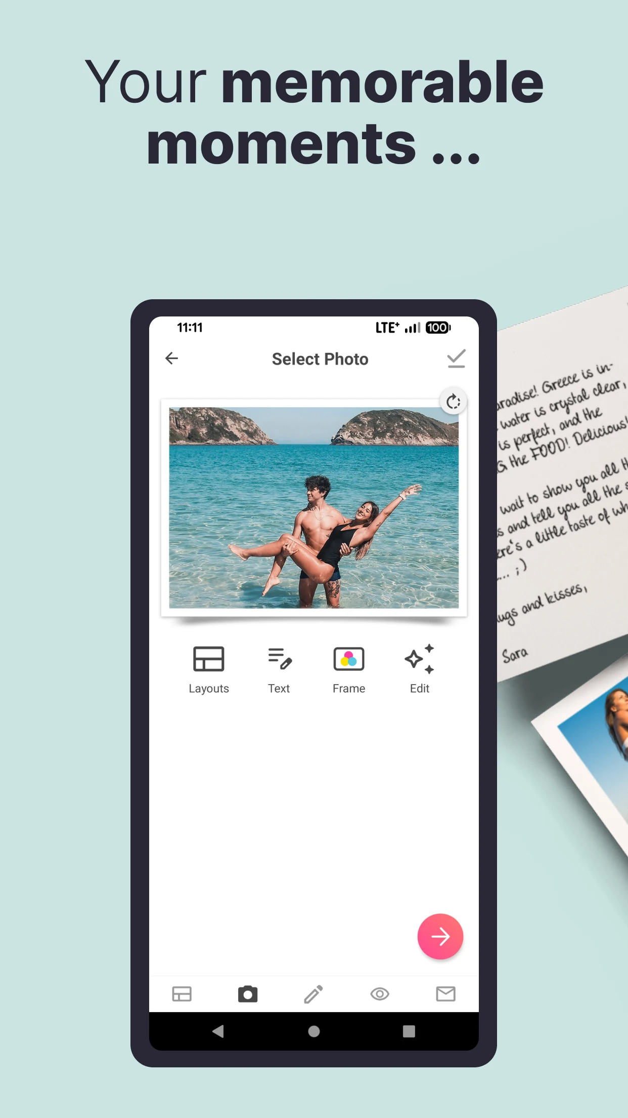 MyPostcard Postcard App screenshot